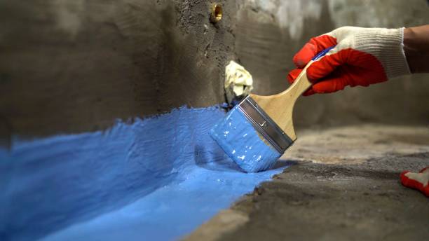 Commercial Emergency Waterproofing project at a Wellington, KS business property by SJ Waterproofing Pros